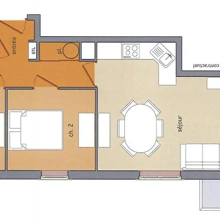 Apartment Cosy, 6 Personnes, 2 - Ecrini08 Beaufort (Savoie)